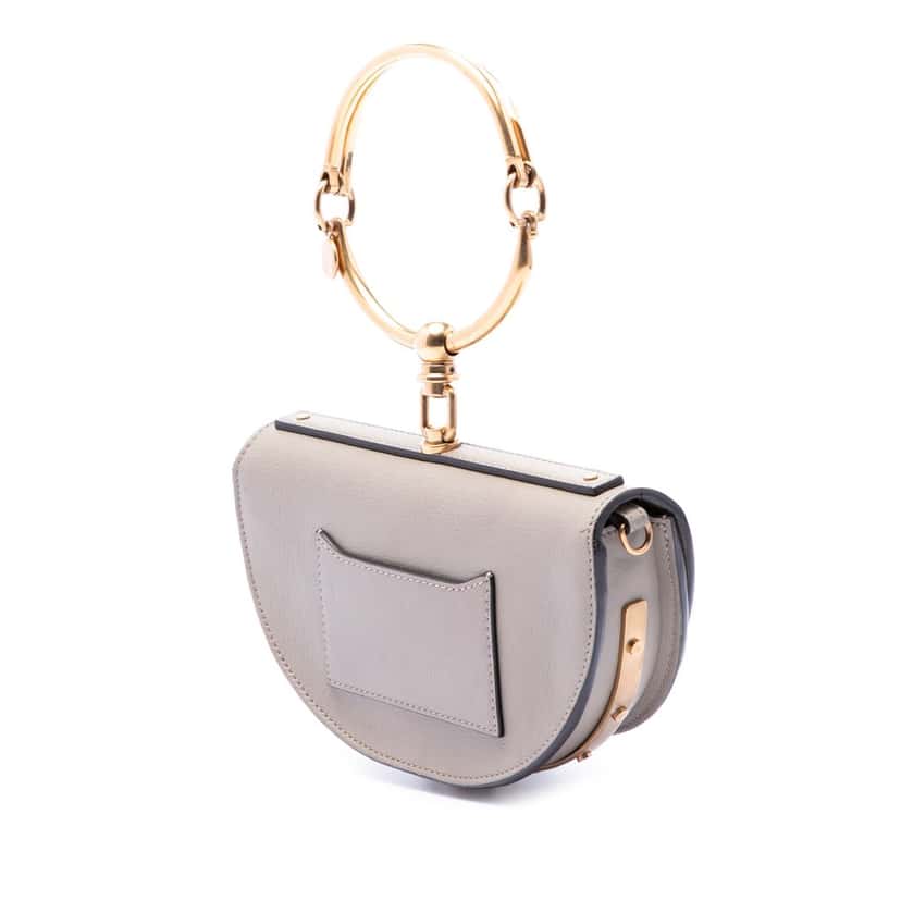 Chloé Mini Calfskin Nile Bracelet Satchel Other Leather Very good condition - Back View