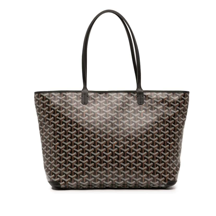 Goyard Goyardine Artois MM Black Very good condition - Front View