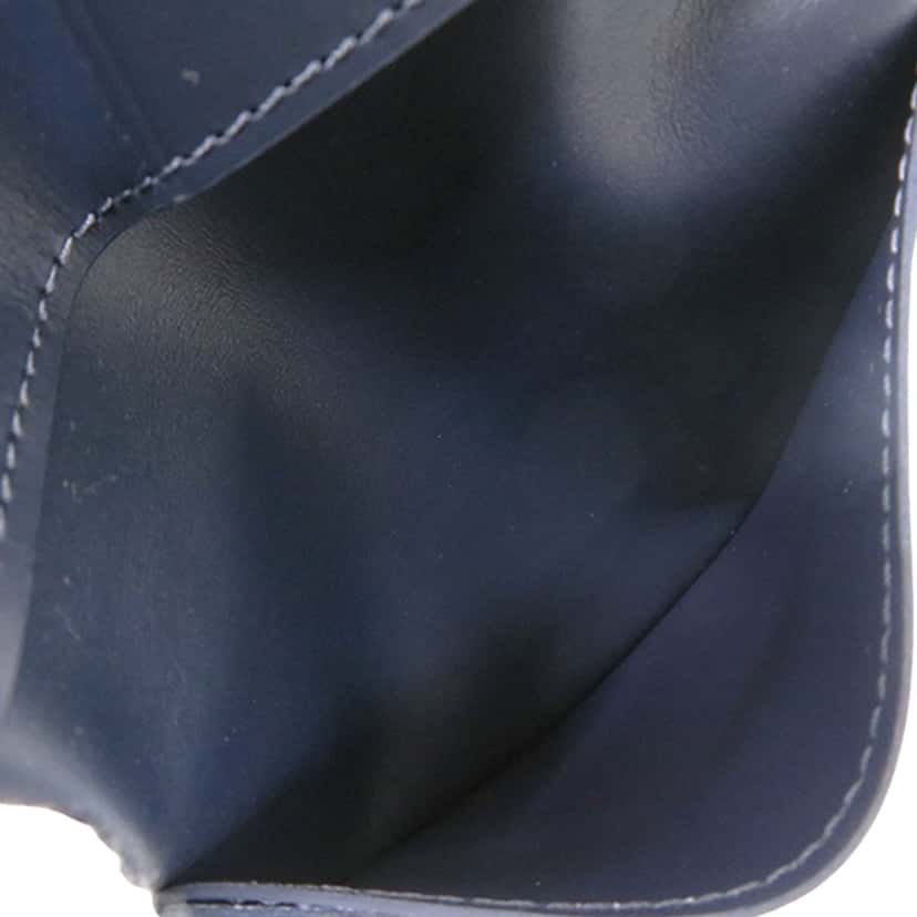 Louis Vuitton Monogram Shadow Pocket Organizer Blue Leather Very good condition - Model View