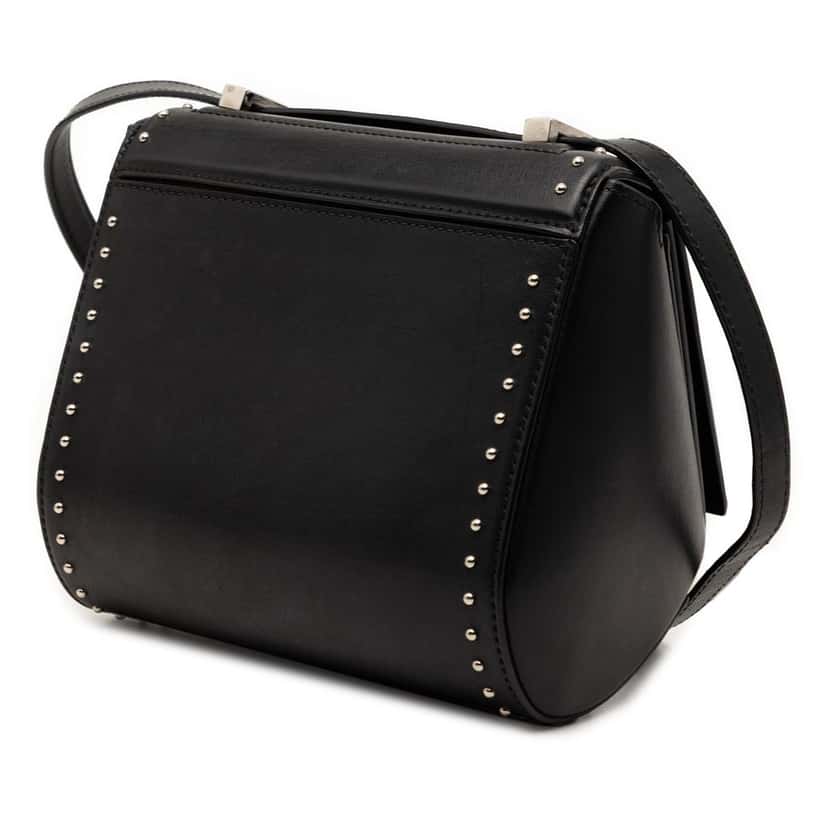 Givenchy Mini Studded Goatskin Pandora Box Crossbody Black Leather Very good condition - Back View