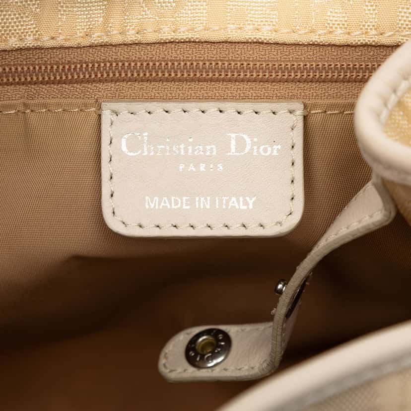Dior Small Diorissimo Trotter Canvas Lovely Charm Tote Brown Very good condition - Box View
