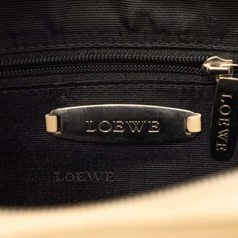 Loewe Leather Anagram Handbag Beige Leather Very good condition - Box View