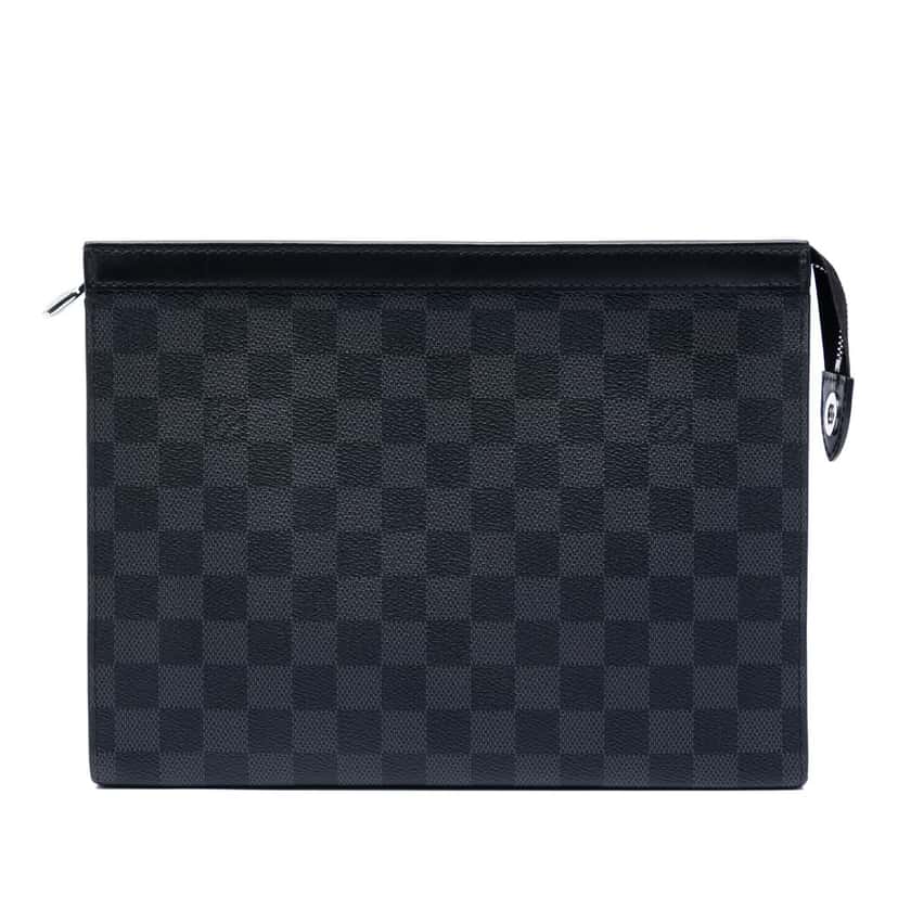 Louis Vuitton Damier Graphite Pochette Voyage MM Black Very good condition - Front View