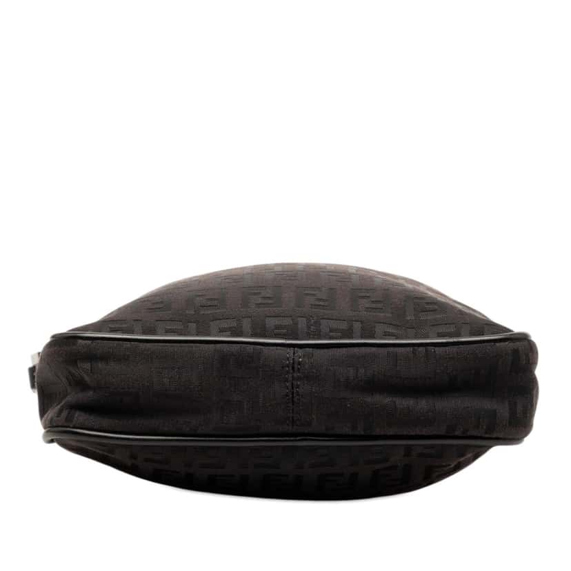 Fendi Zucchino Canvas Crossbody Black Very good condition - Inside View
