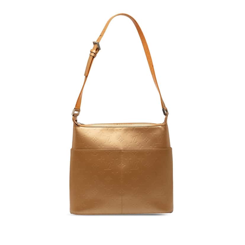 Louis Vuitton Monogram Mat Sutter Gold Leather Very good condition - Front View