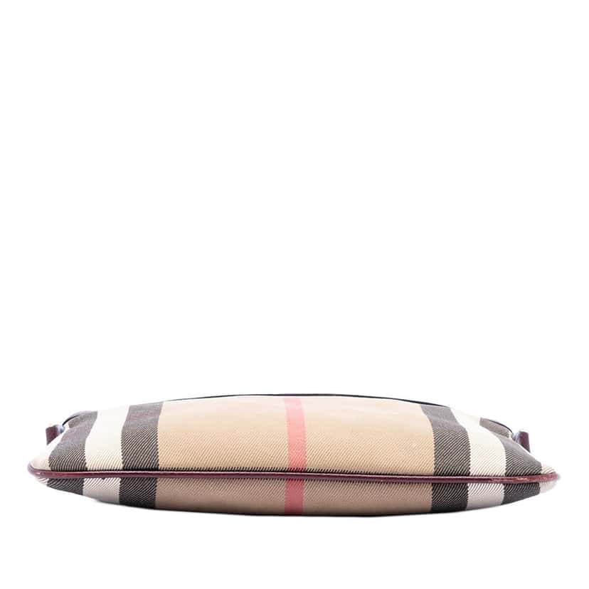 Burberry House Check Canvas Derby Peyton Crossbody Brown Very good condition - Inside View