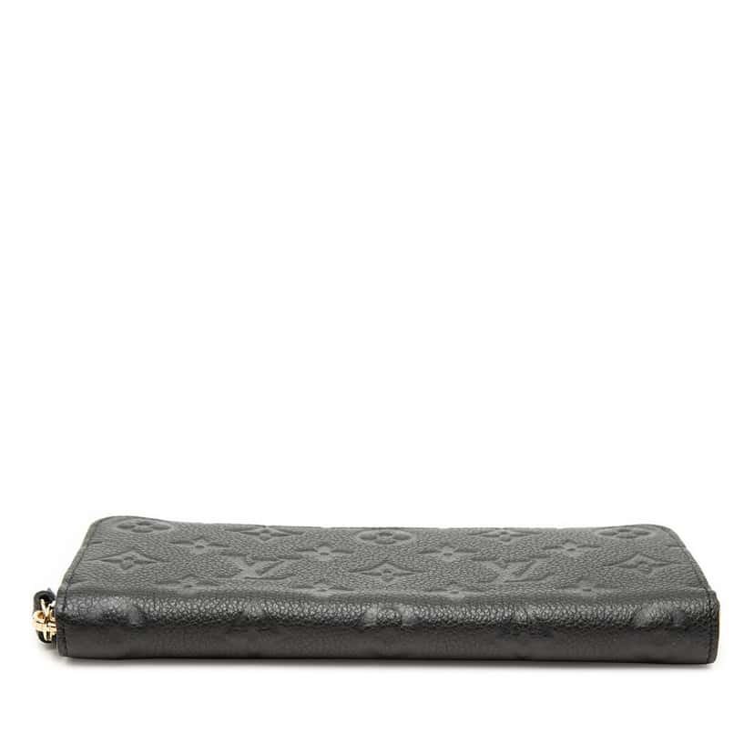 Louis Vuitton Monogram Empreinte Zippy Long Wallet Black Leather Very good condition - Inside View