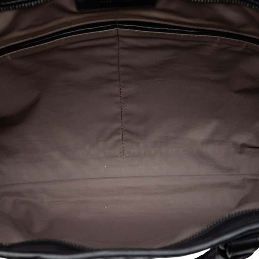 Bottega Veneta Nappa Intrecciato Business Bag Black Leather Very good condition - Model View
