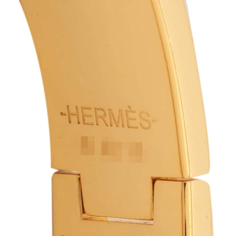 Hermès Narrow Enamel Chorus Stellarum Clic H Bracelet PM Pink Very good condition - Model View