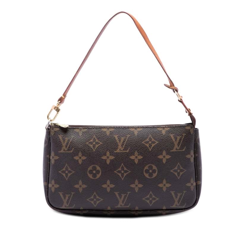 Louis Vuitton Monogram Pochette Accessoires Brown Very good condition - Front View