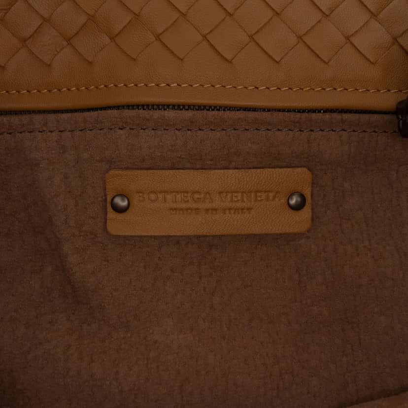 Bottega Veneta Large Nappa Intrecciato Cesta Tote Brown Leather Very good condition - Box View