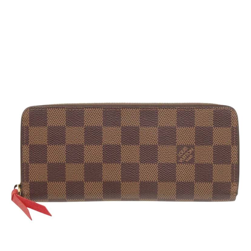 Louis Vuitton Damier Ebene Zippy Long Wallet Brown Very good condition - Front View