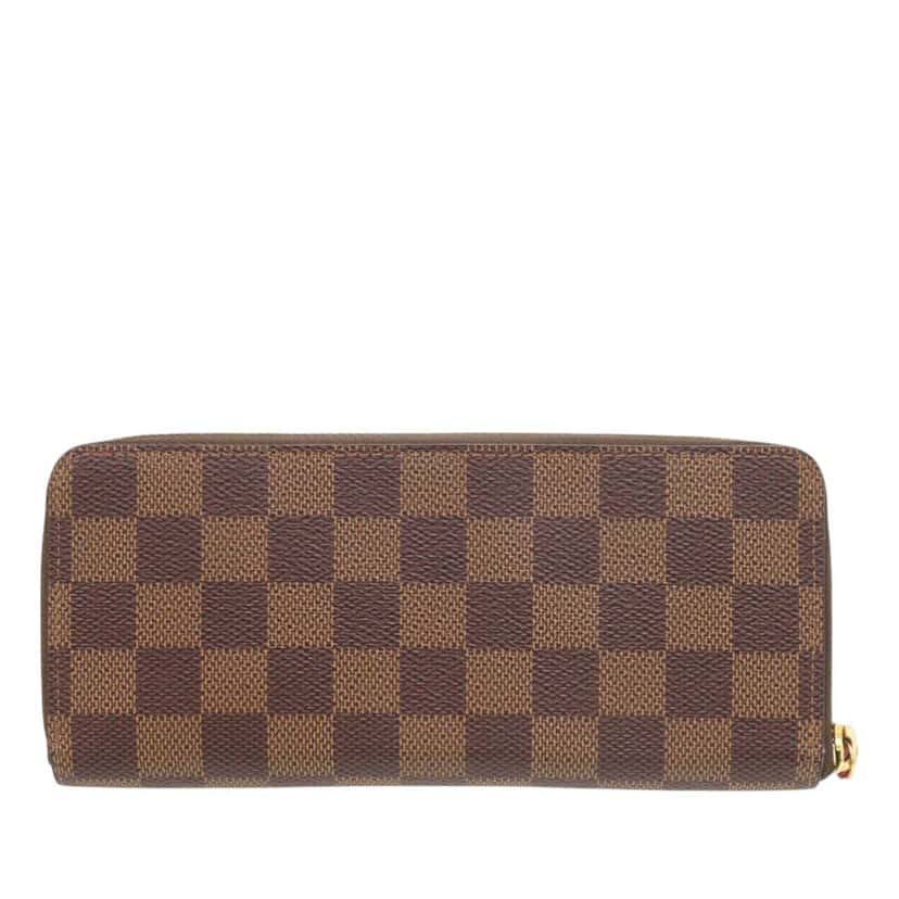 Louis Vuitton Damier Ebene Zippy Long Wallet Brown Very good condition - Back View