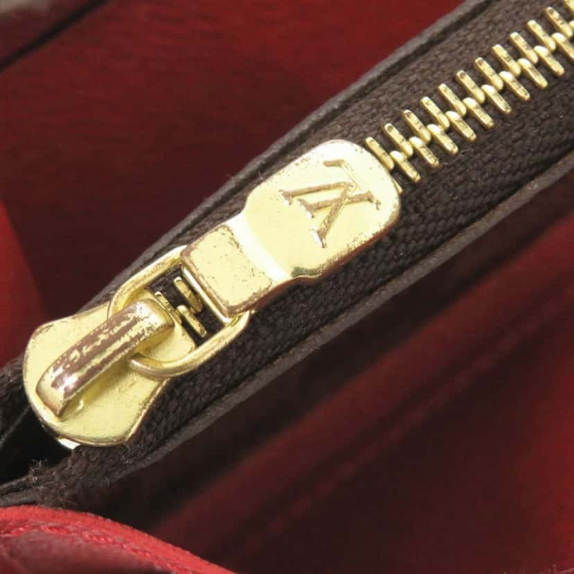 Louis Vuitton Damier Ebene Zippy Long Wallet Brown Very good condition - Box View