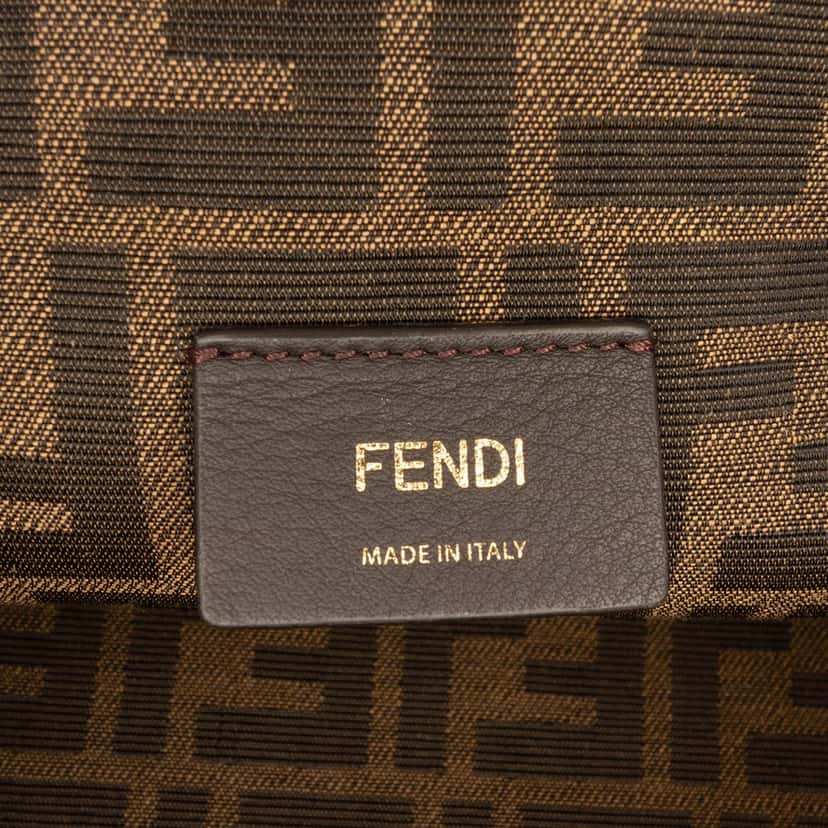 Fendi Small Nappa Fendi First Crossbody Brown Leather Very good condition - Box View