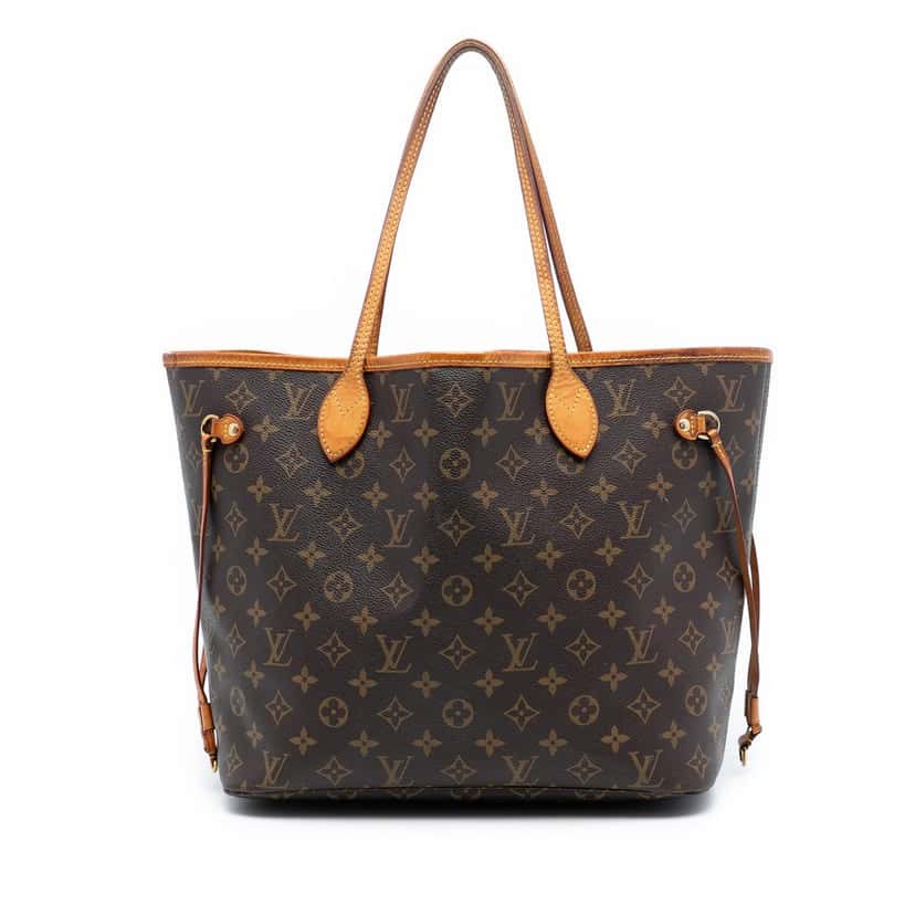 Louis Vuitton Monogram Neverfull MM Brown Very good condition - Front View