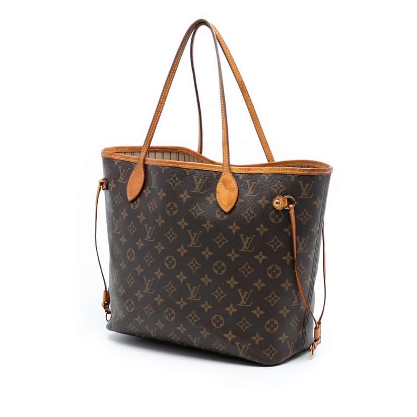 Louis Vuitton Monogram Neverfull MM Brown Very good condition - Back View