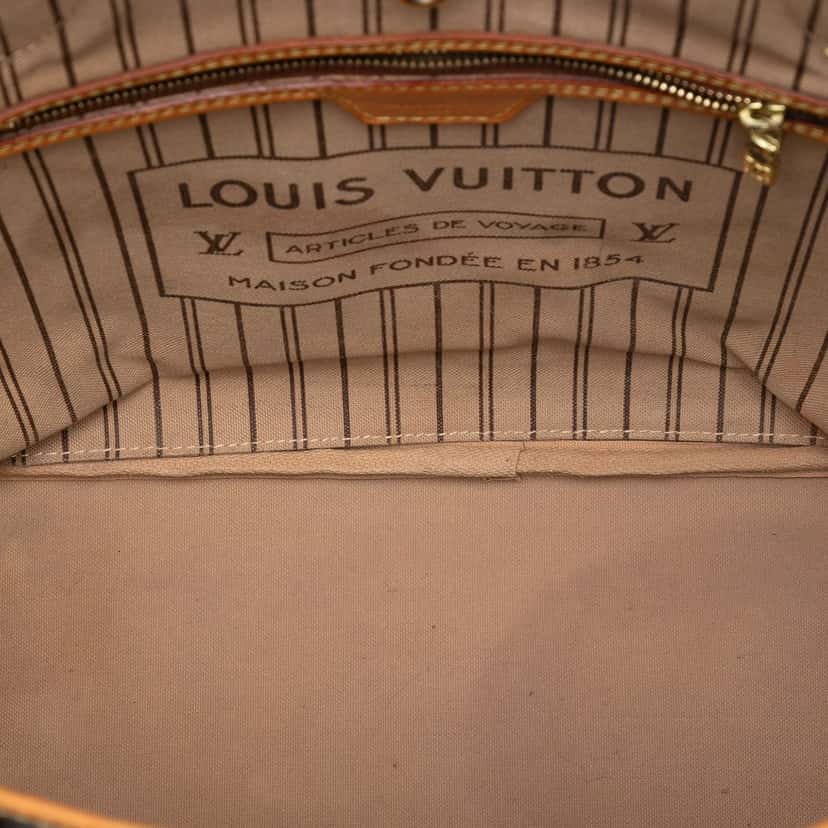 Louis Vuitton Monogram Neverfull MM Brown Very good condition - Model View