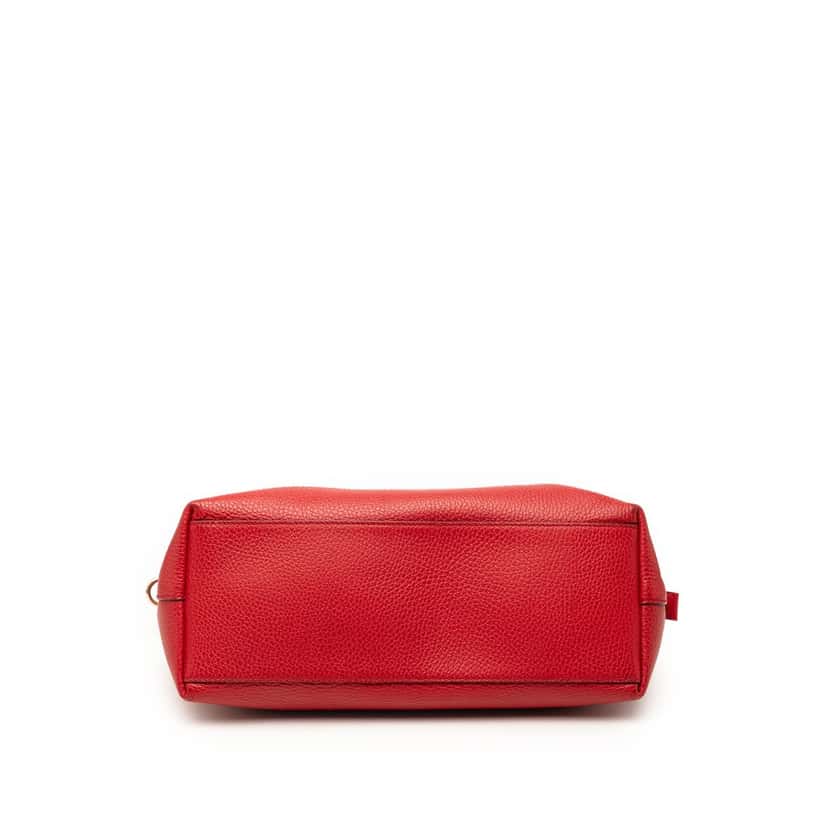 Gucci Dollar Calfskin GG Charm Satchel Red Leather Very good condition - Inside View