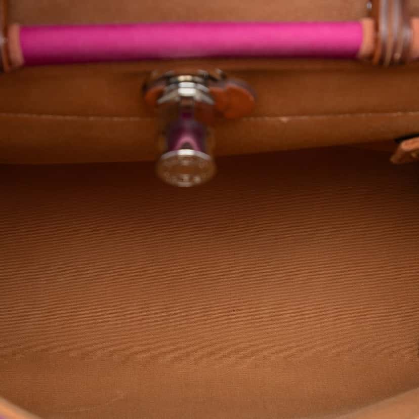 Hermès Toile Verso Herbag Zip 31 Pink Very good condition - Model View