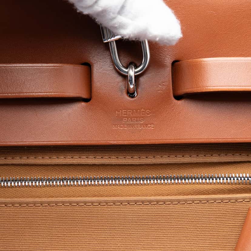 Hermès Toile Verso Herbag Zip 31 Pink Very good condition - Box View