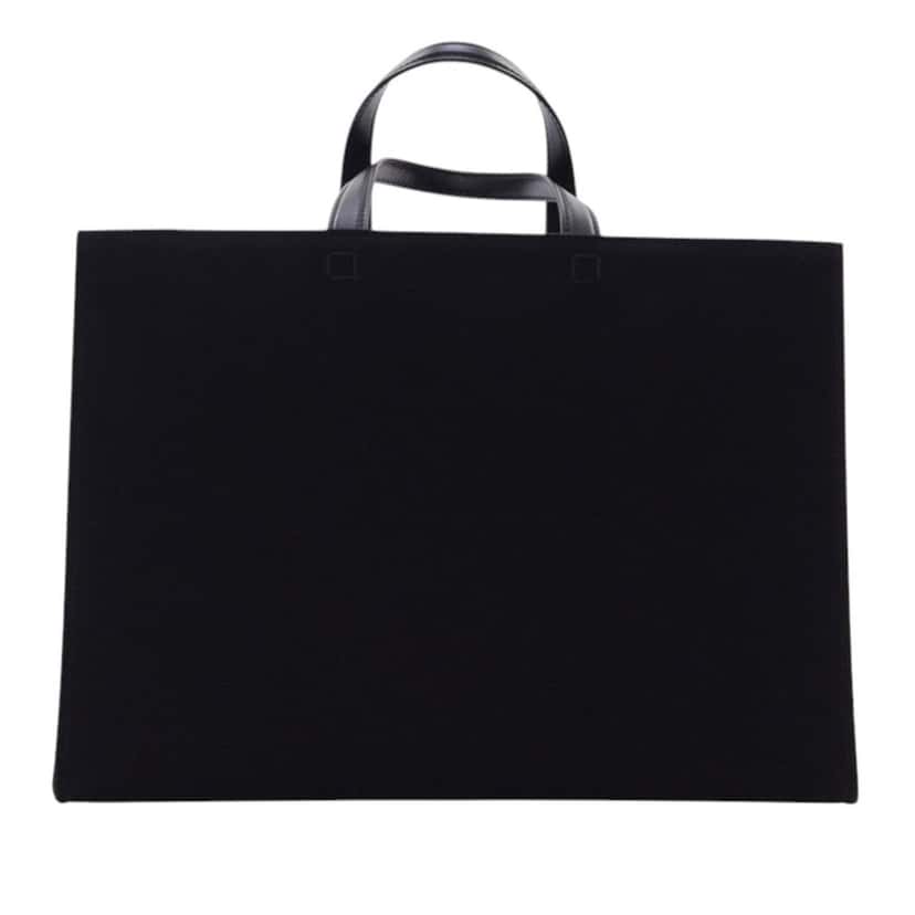 Givenchy Medium Canvas G Tote Shopping Bag Black Very good condition - Back View