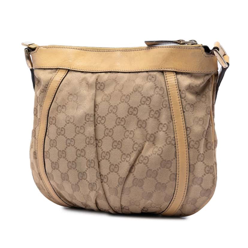 Gucci GG Canvas Abbey D Ring Crossbody Beige Very good condition - Back View