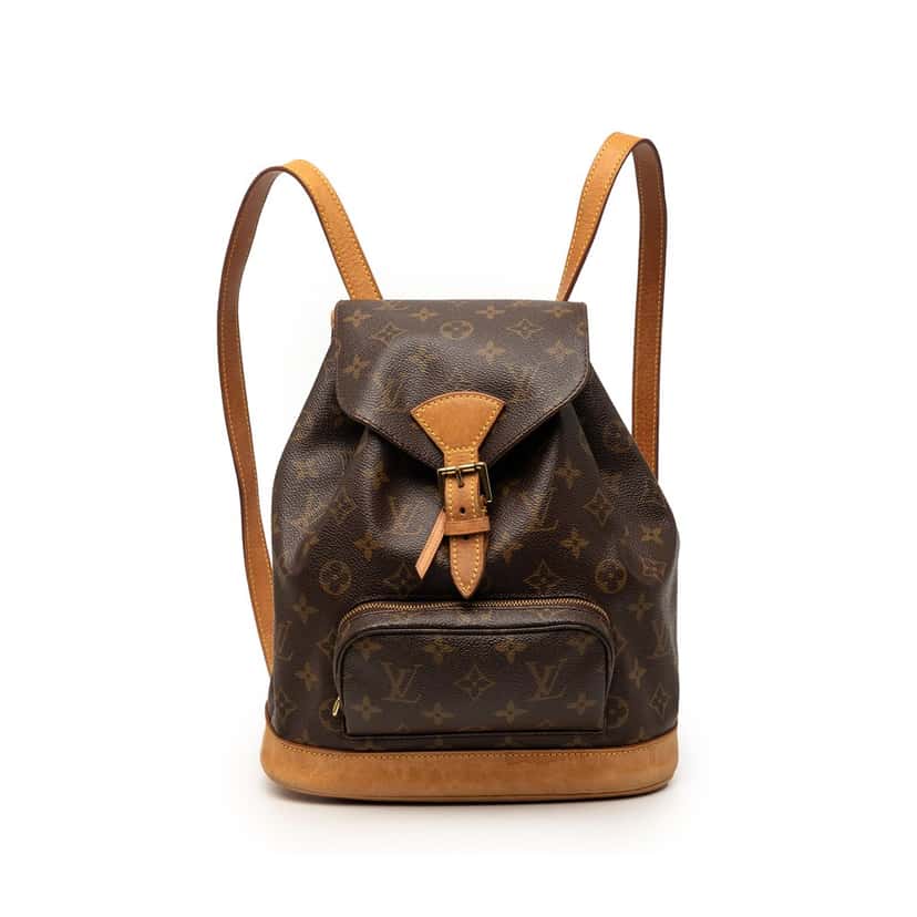 Louis Vuitton Monogram Montsouris PM Brown Good condition - Front View