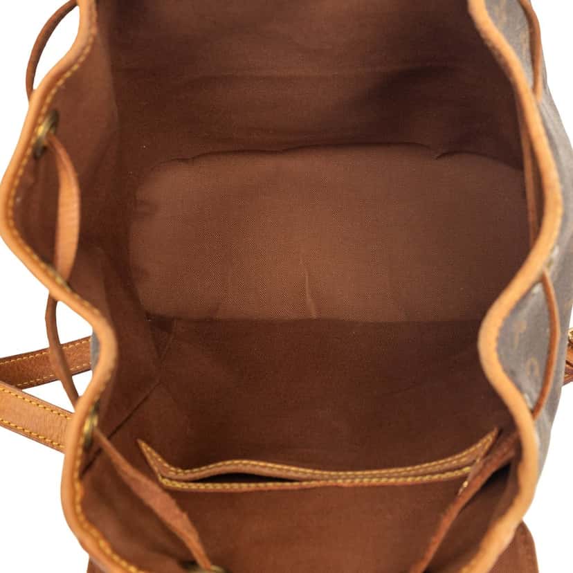 Louis Vuitton Monogram Montsouris PM Brown Good condition - Model View