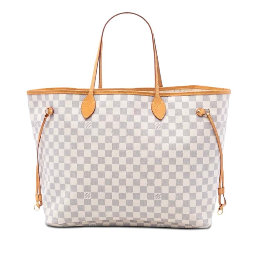 Louis Vuitton Damier Azur Neverfull GM White Very good condition - Front View