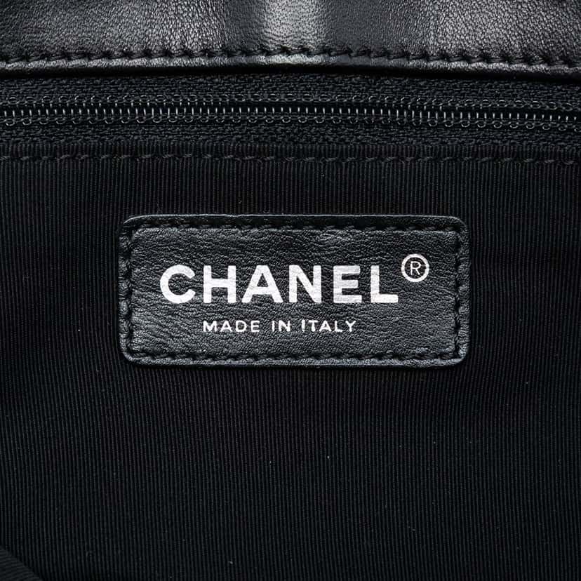 Chanel Choco Bar Canvas Camellia CC No. 5 Flap Handbag Other Very good condition - Box View