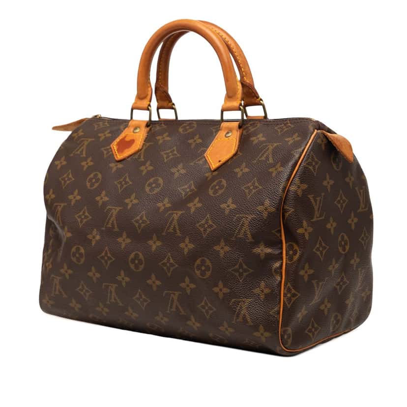 Louis Vuitton Monogram Speedy 30 Brown Good condition - Back View