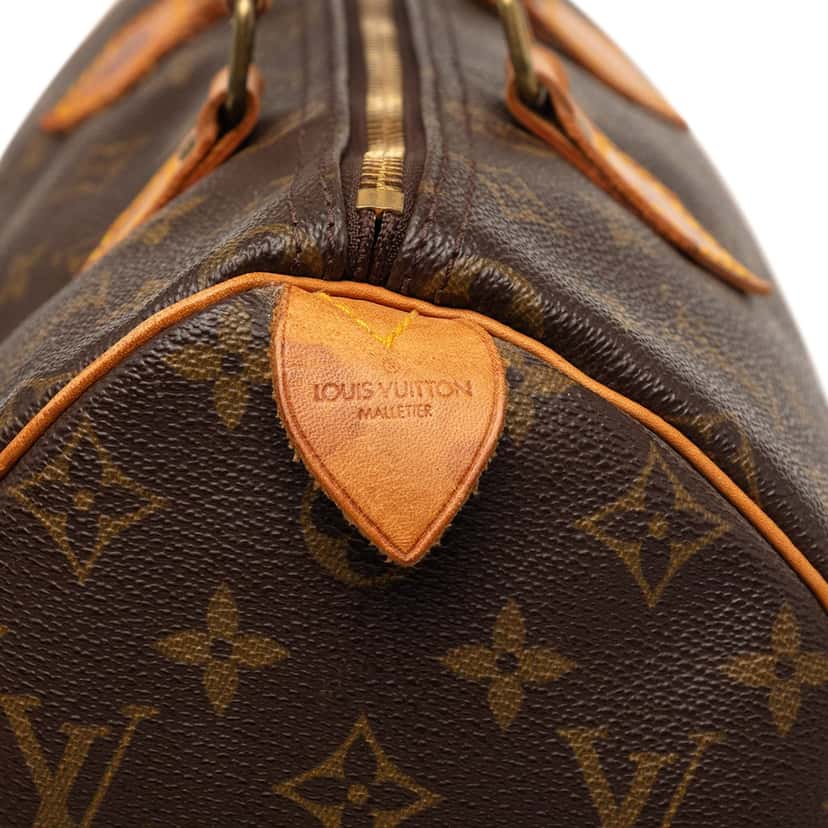 Louis Vuitton Monogram Speedy 30 Brown Good condition - Box View