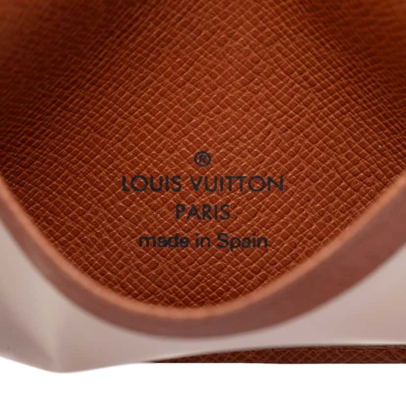 Louis Vuitton Monogram Business Card Holder Brown Very good condition - Model View