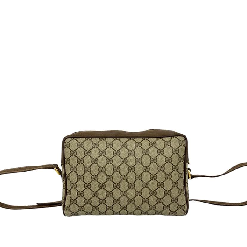 Gucci GG Supreme Web Crossbody Beige Very good condition - Back View