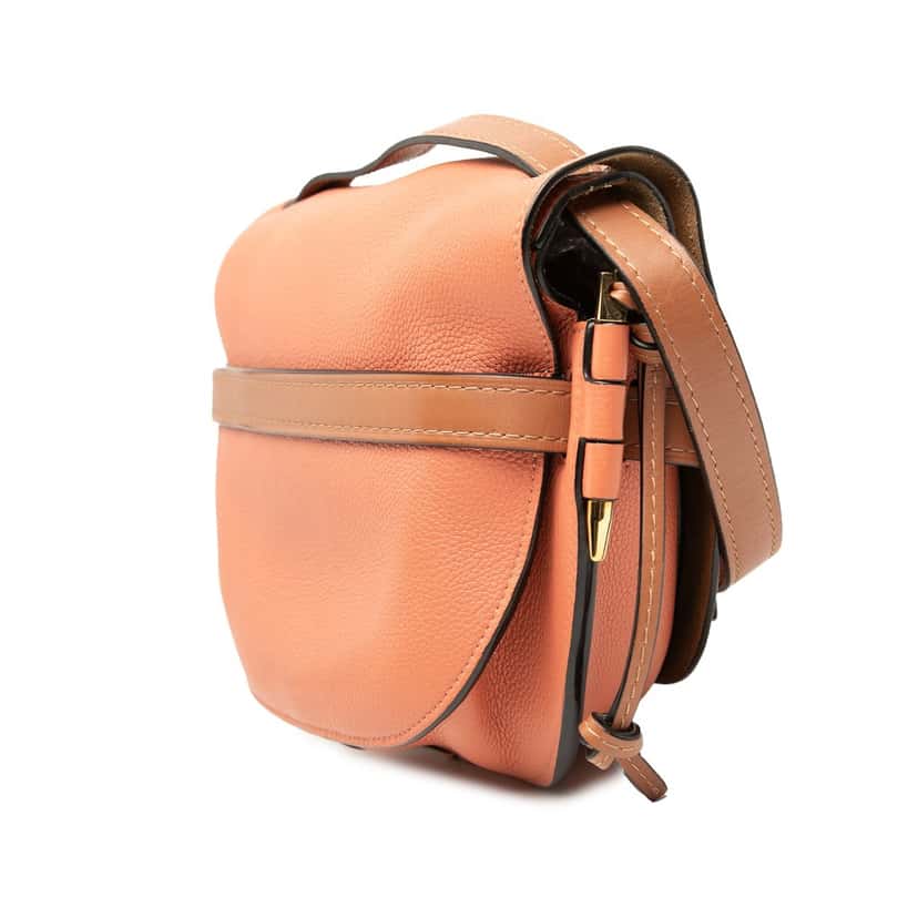 Loewe Small Leather Gate Crossbody Orange Leather Very good condition - Back View