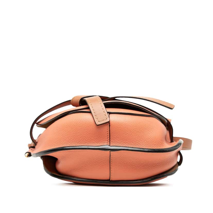 Loewe Small Leather Gate Crossbody Orange Leather Very good condition - Inside View