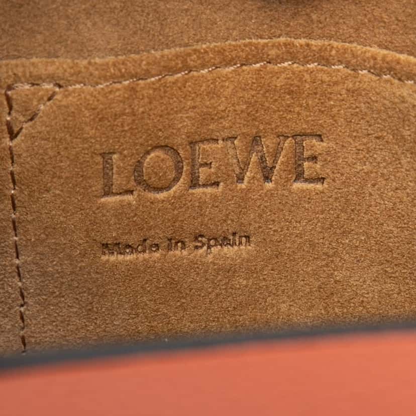 Loewe Small Leather Gate Crossbody Orange Leather Very good condition - Box View