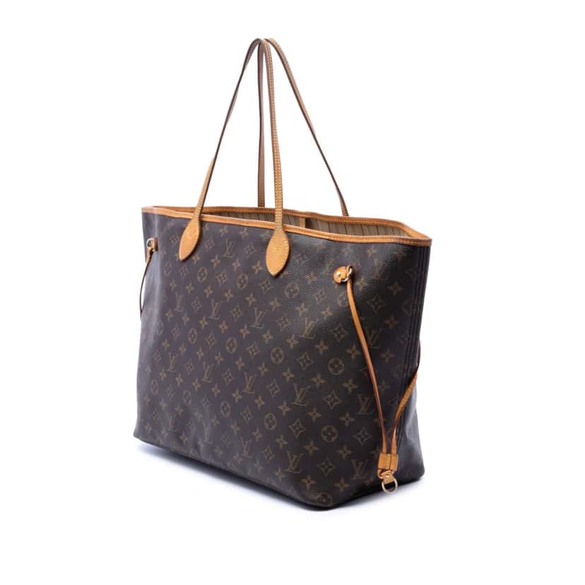 Louis Vuitton Monogram Neverfull GM Brown Very good condition - Back View
