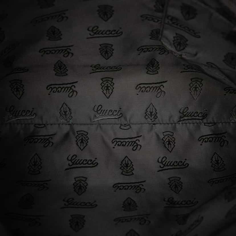 Gucci Guccissima Crossbody Black Leather Very good condition - Model View