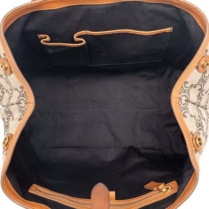 Celine Macadam Canvas Tote Beige Very good condition - Model View