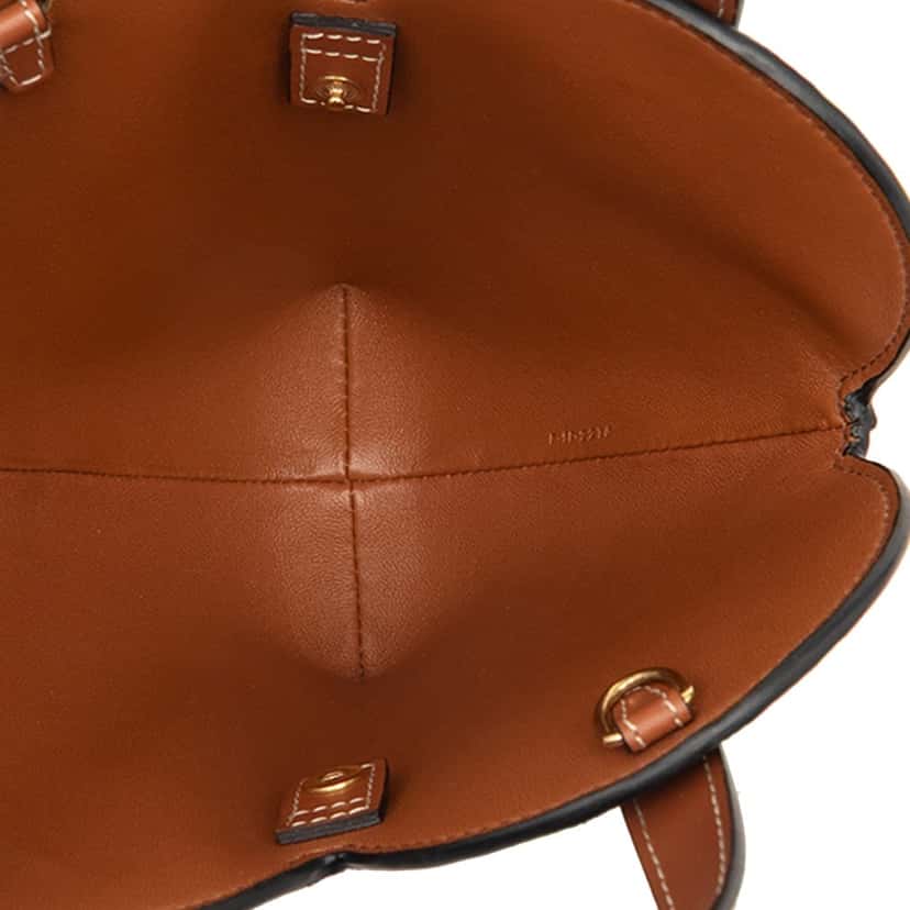 Celine Teen Triomphe Coated Canvas Coeur Satchel Brown Very good condition - Model View