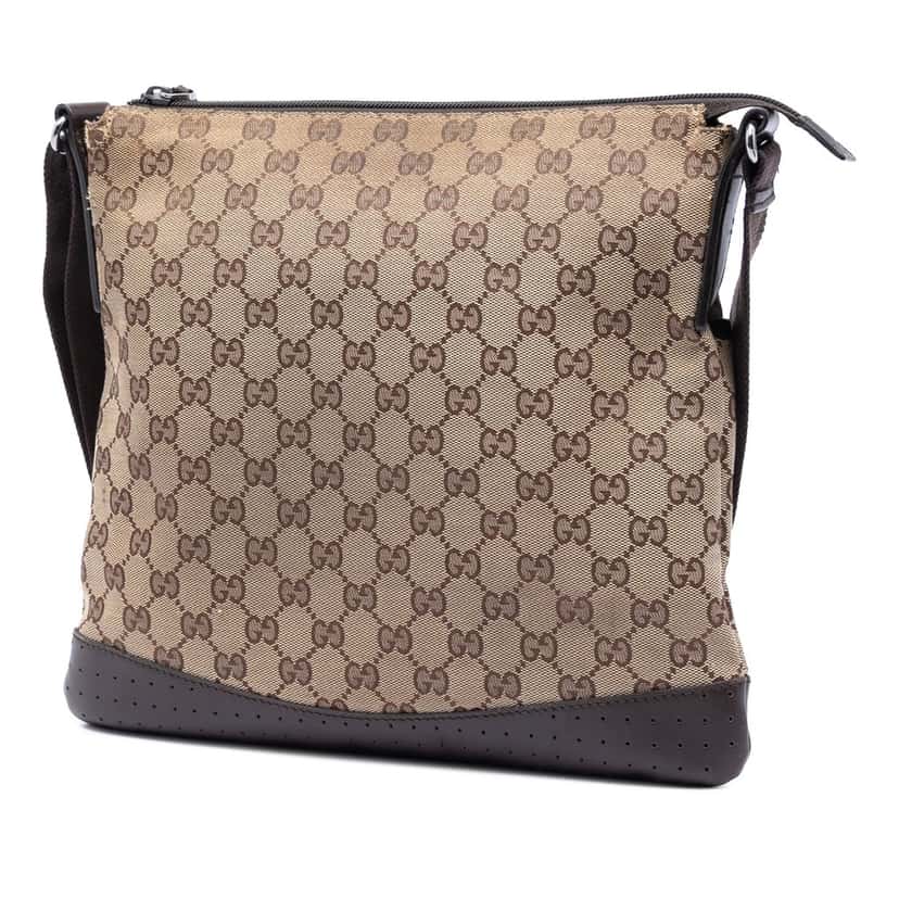 Gucci GG Canvas Crossbody Beige Good condition - Back View