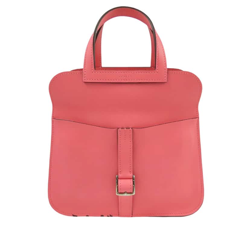 Hermès Mini Swift Halzan 22 Pink Leather Very good condition - Back View