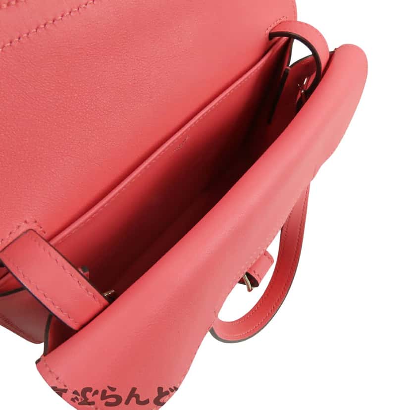 Hermès Mini Swift Halzan 22 Pink Leather Very good condition - Model View