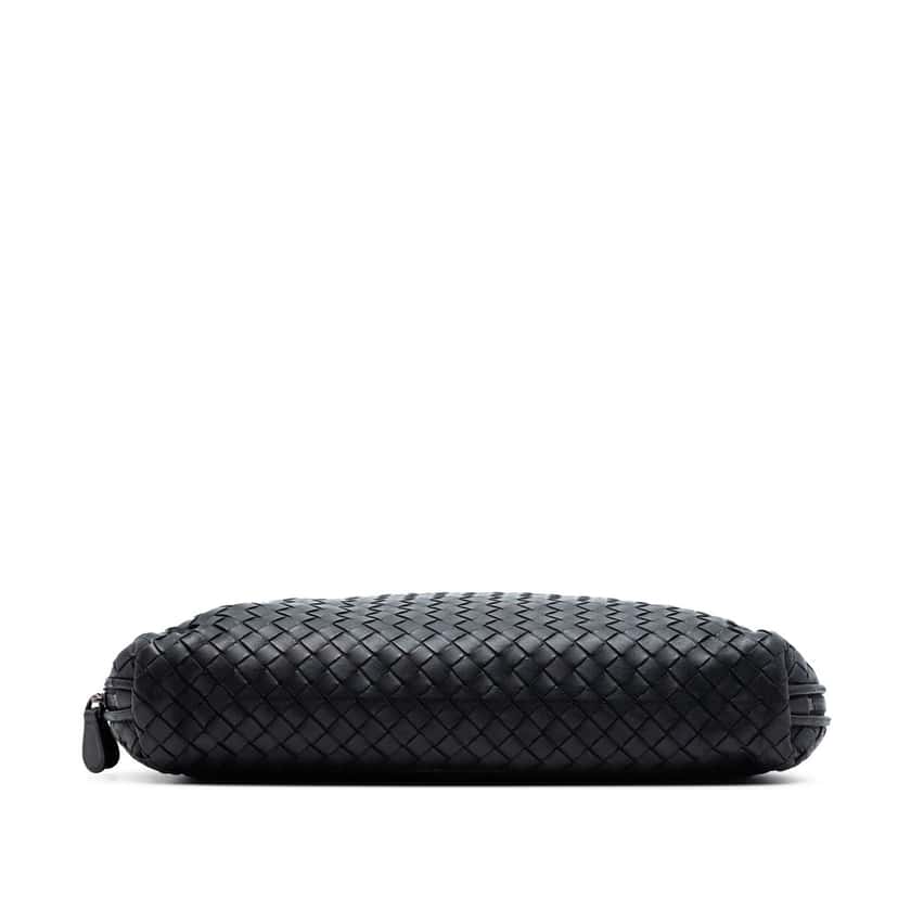 Bottega Veneta Large Nappa Intrecciato Nodini Crossbody Black Leather Very good condition - Inside View