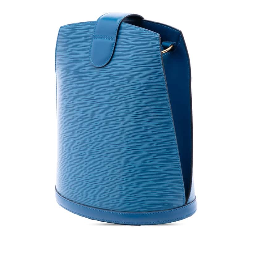 Louis Vuitton Epi Cluny Blue Leather Very good condition - Back View