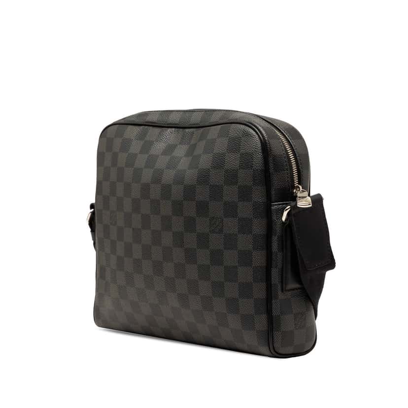 Louis Vuitton Damier Graphite Dayton Reporter PM Black Very good condition - Back View