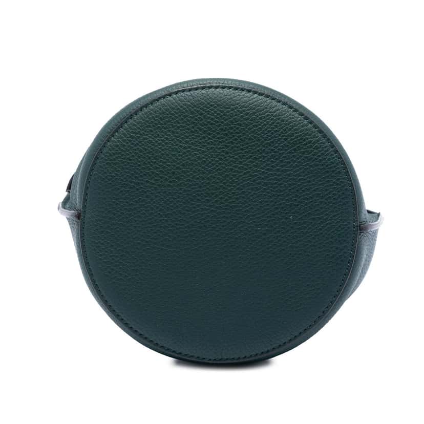 Celine Nano Leather Big Bucket Bag Green Leather Very good condition - Inside View