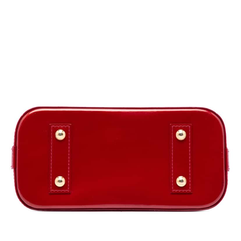 Louis Vuitton Monogram Vernis Alma BB Red Leather Very good condition - Inside View